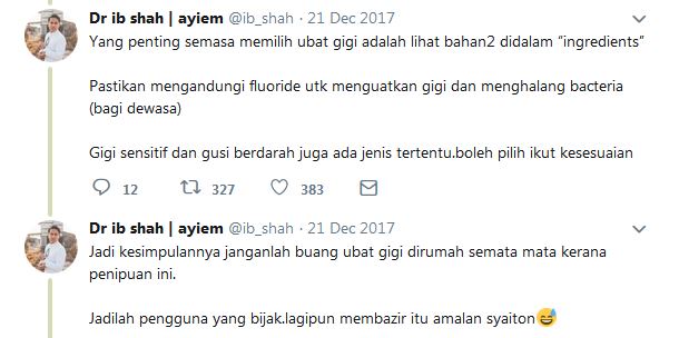 Rahsia Kod Warna Pada Tiub Ubat Gigi,Ni Penjelasan Doktor 